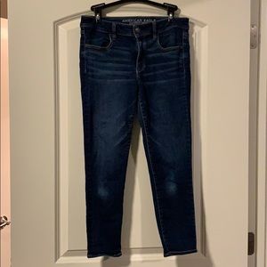 American eagle super stretch skinny jegging crop